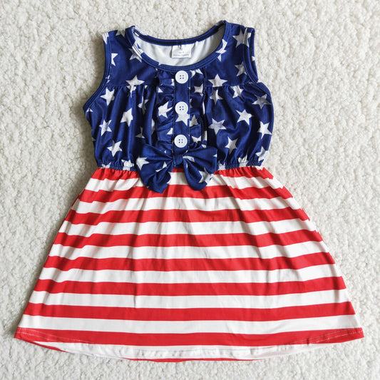 (Promotion)A17-12Sleeveless 4th of July dress
