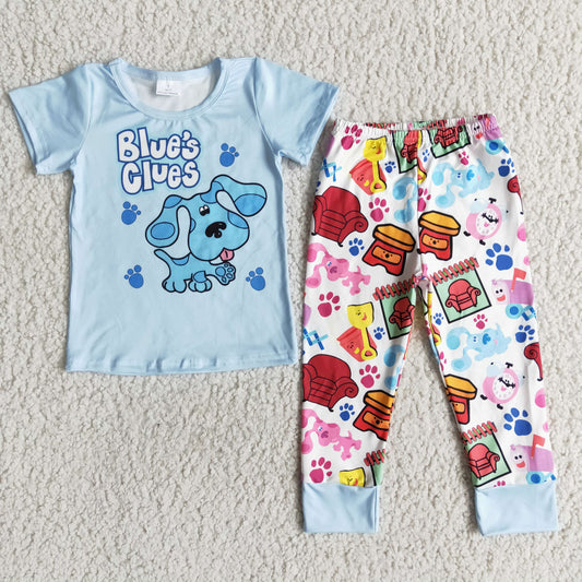 (Promotion)E6-14 Boy's short sleeve pants outfits