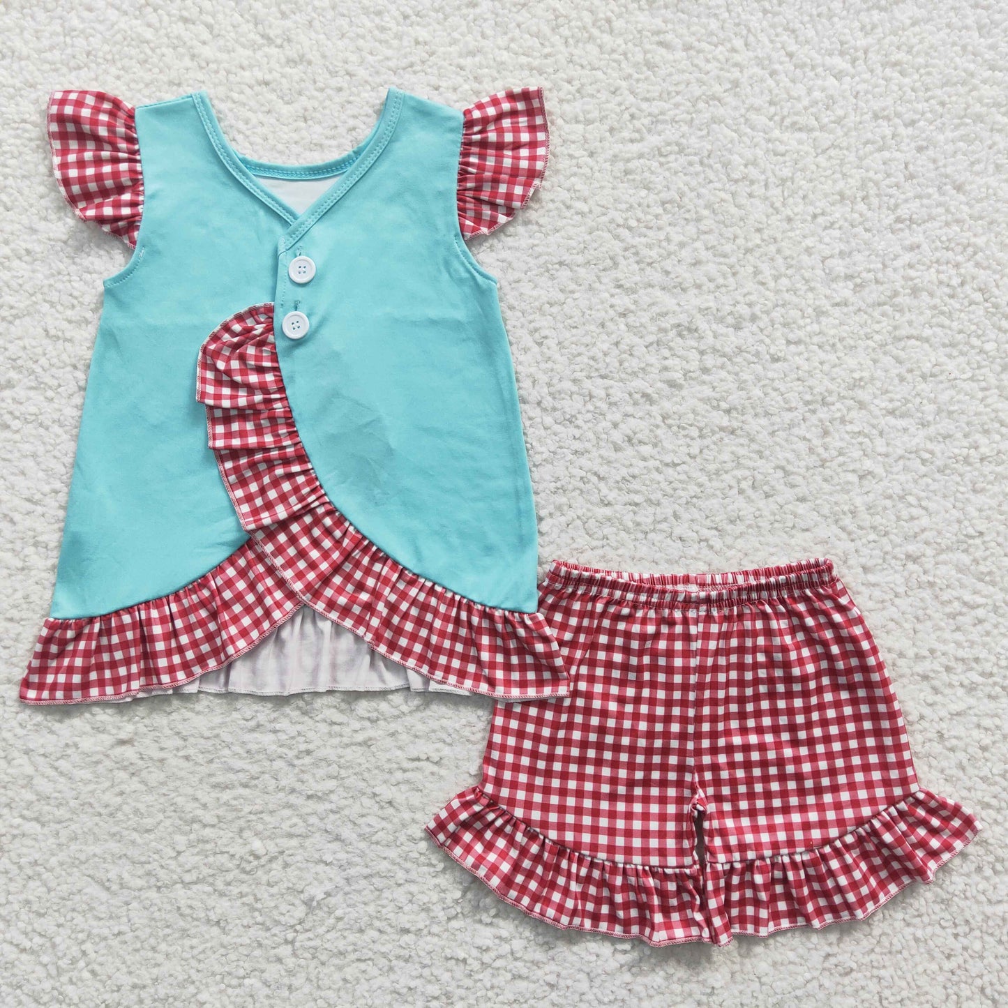 (Promotion)Girls Hello Summer print outfits   GSSO0134