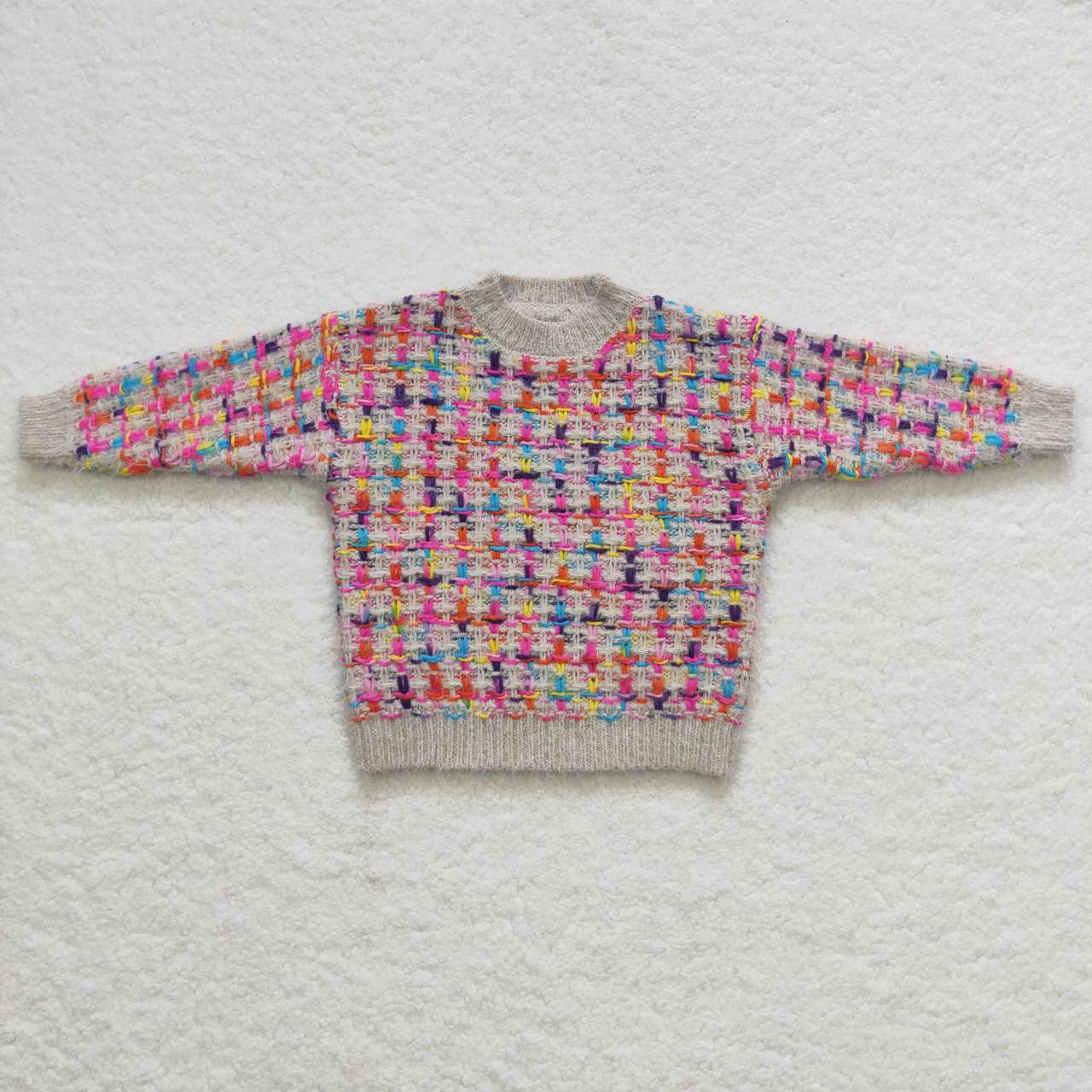 GT0302 Girls colorful fall long sleeve sweaters
