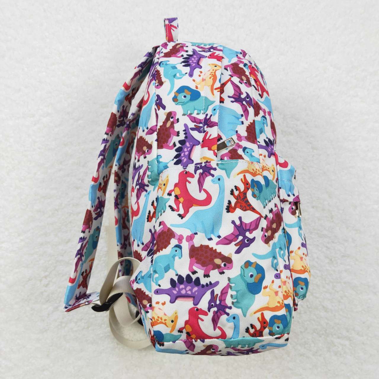 BA0153 Kids Bag Colorful Dinosaur Print Backpack