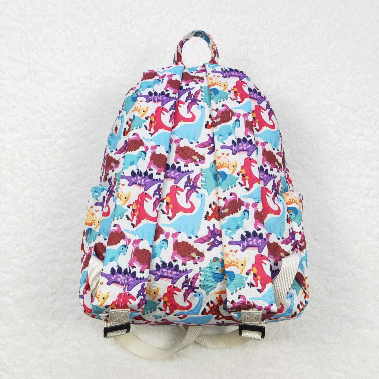 BA0153 Kids Bag Colorful Dinosaur Print Backpack