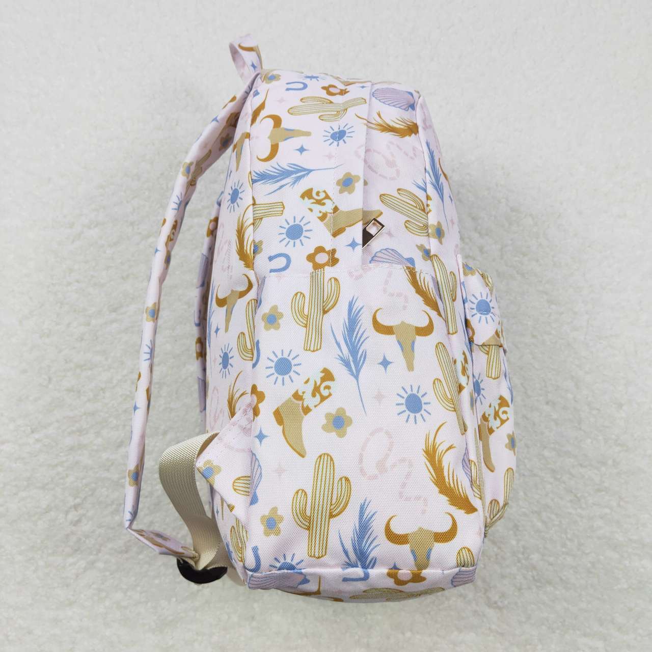 BA0156 Kids Bag Western Print Backpack