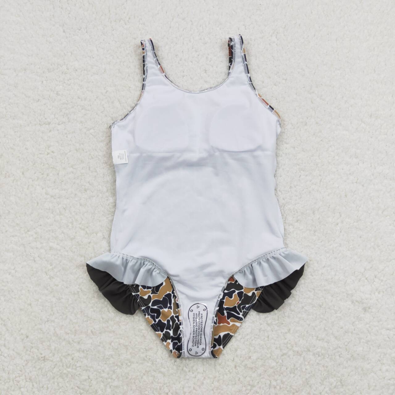 Camo Print Summer Swimsuits Sibling Clothes