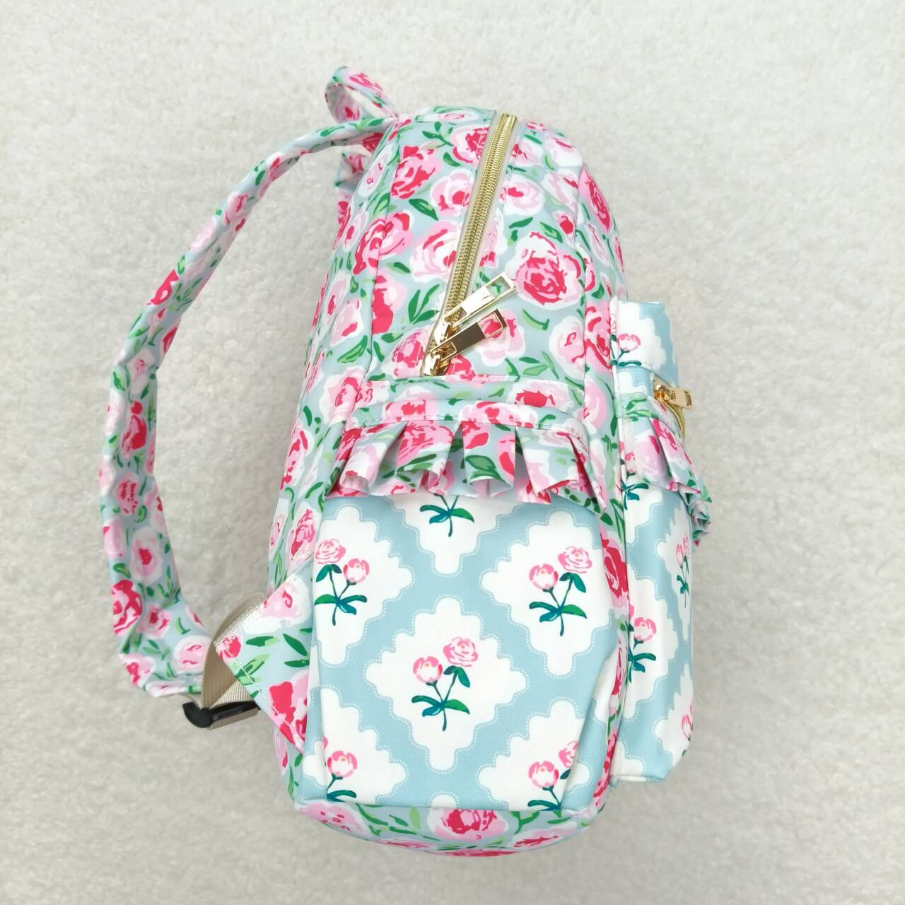 BA0100 Girls bag Flowers Print Backpack