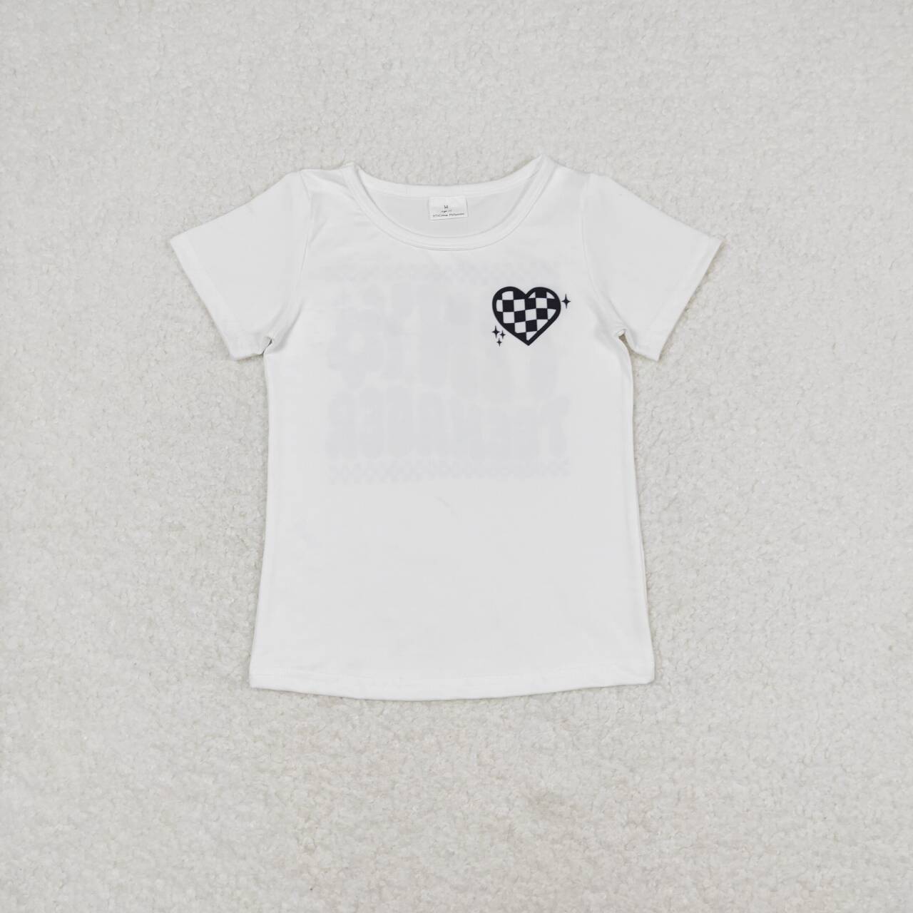 GT0527  TINY TEENAGER Print Girls Summer Tee Shirts Top