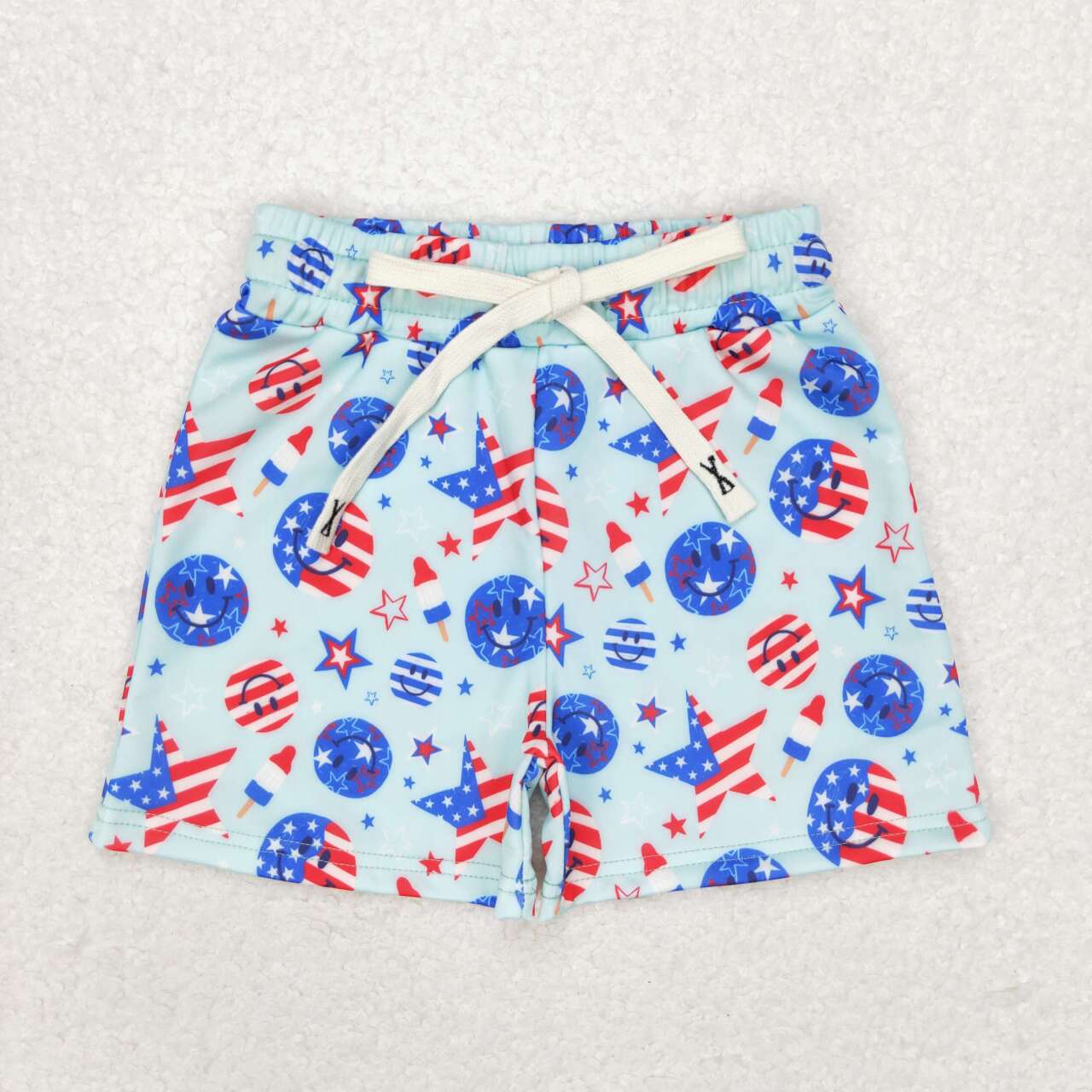 7 Design Stars Boys 4th of July Swim Trunks Brothers Wear