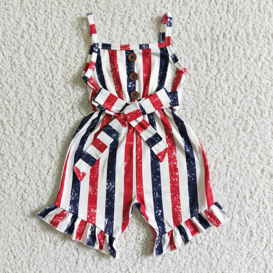(Promotion)Sleeveless 4th of July jumpsuit  SR0032