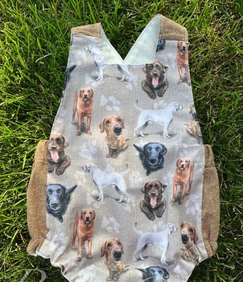 (Pre-order)SR0806 Dogs Print Baby Boys Summer Romper