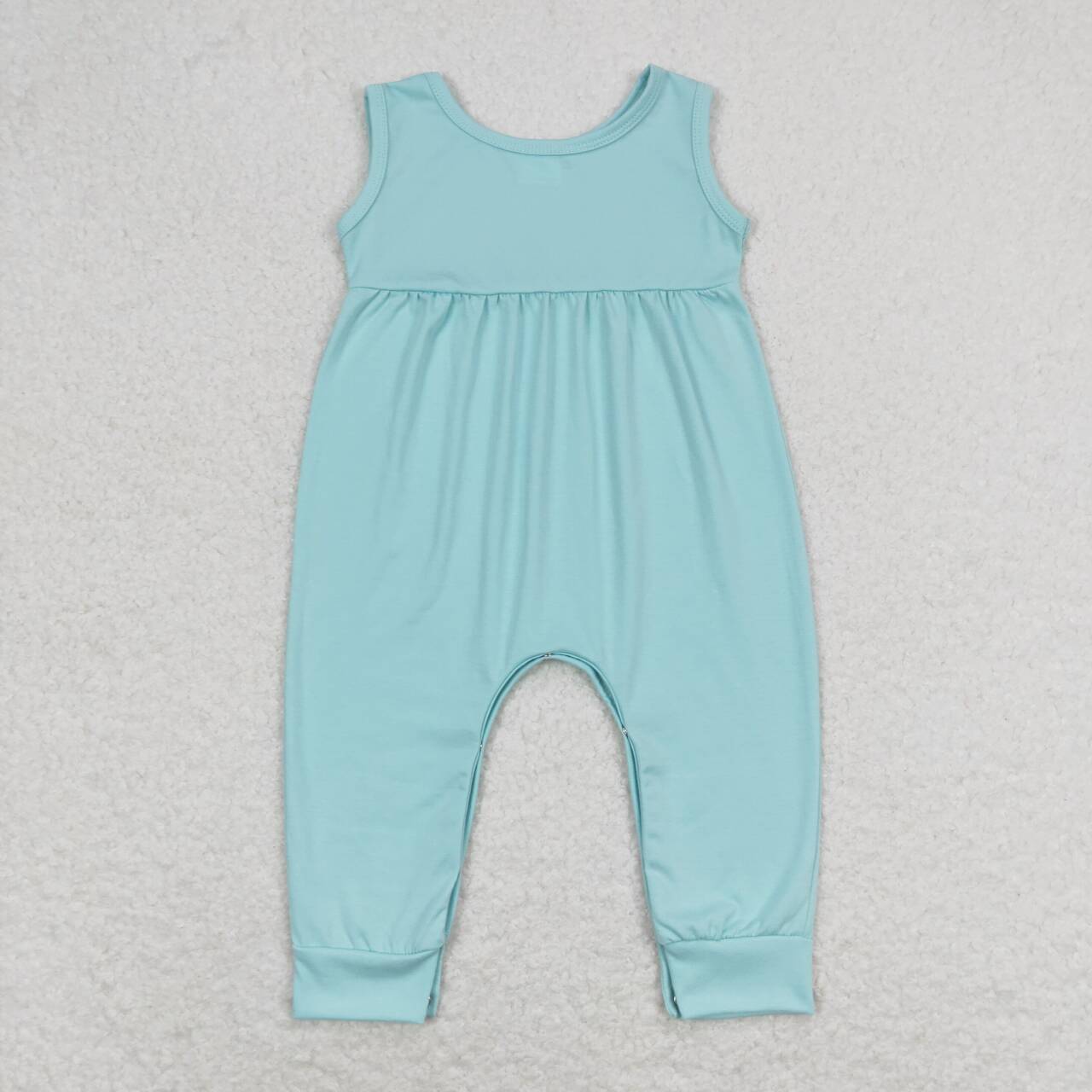 SR1446  Aqua Color Baby Girls Summer Romper