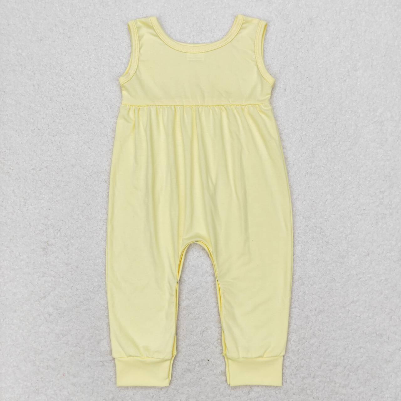 SR1447  Yellow Color Baby Girls Summer Romper