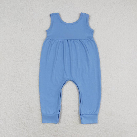 SR1448  Blue Color Baby Girls Summer Romper