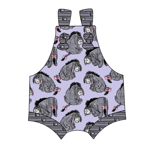 (Pre-order)SR1741 Cartoon Neddy Print Baby Summer Romper