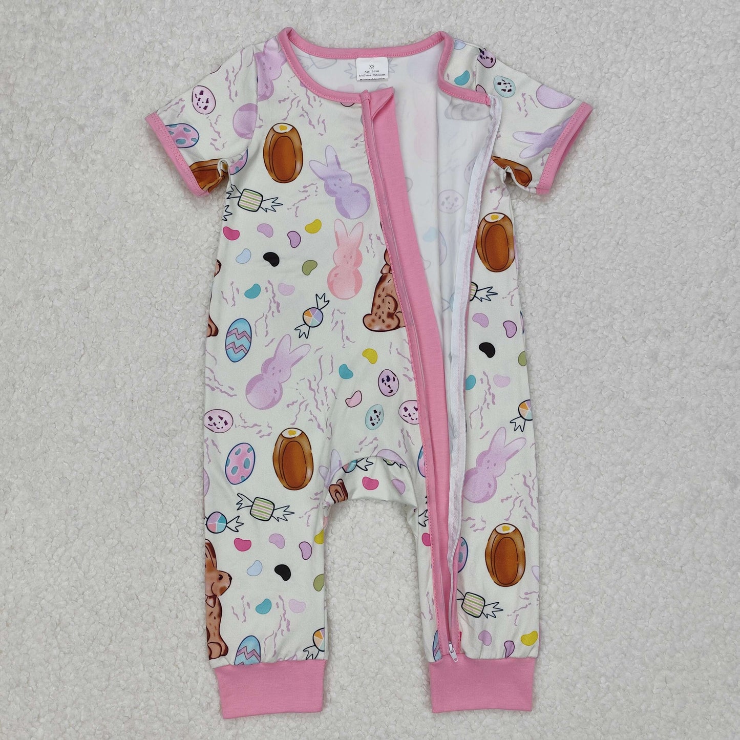 Bunny Eggs Print Sibling Easter Matching Clothes