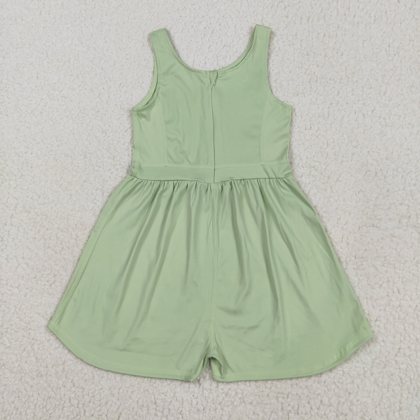 SR3021 Green Color Girls Summer Yoga Jumpsuits