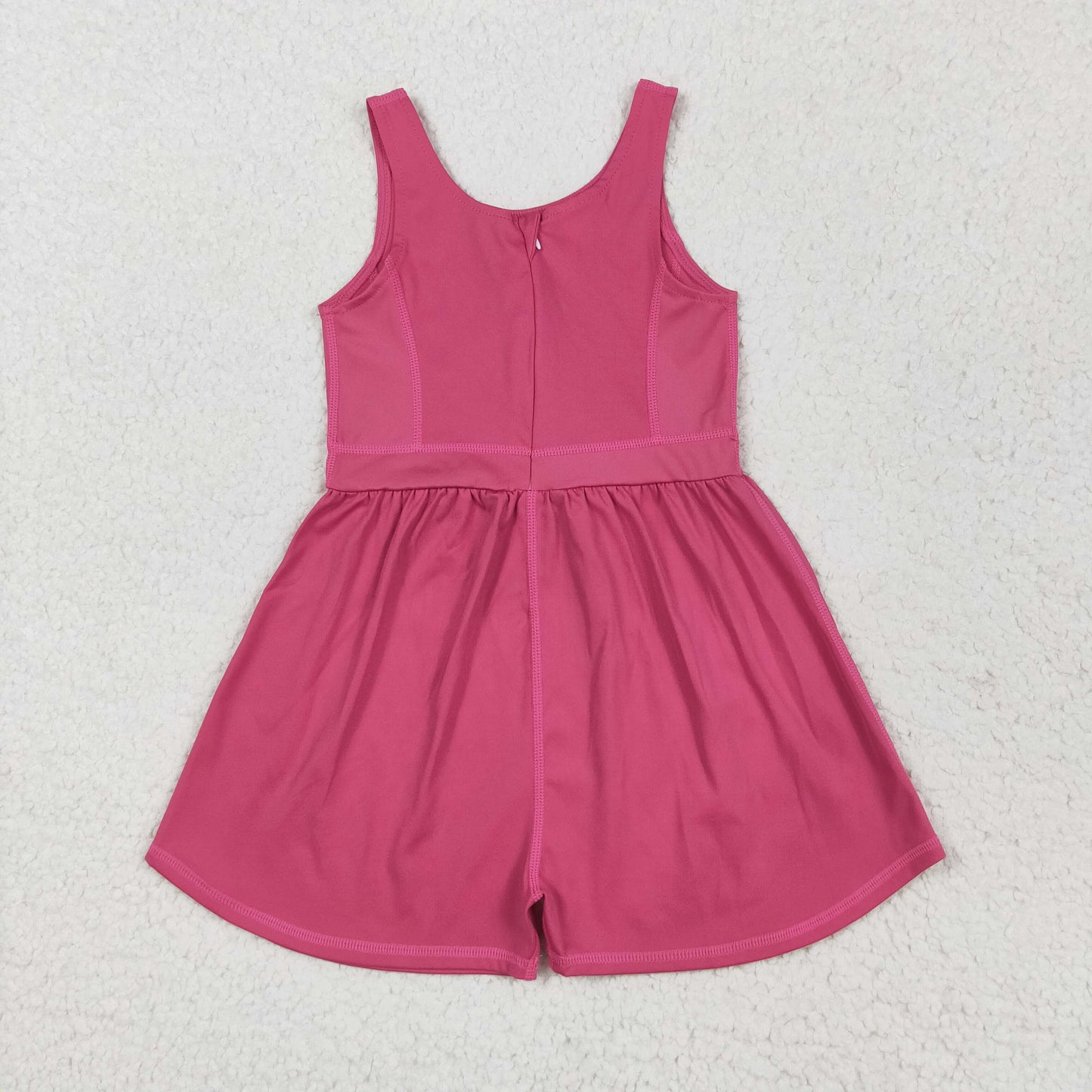 SR3022 Hot Pink Color Girls Summer Yoga Jumpsuits