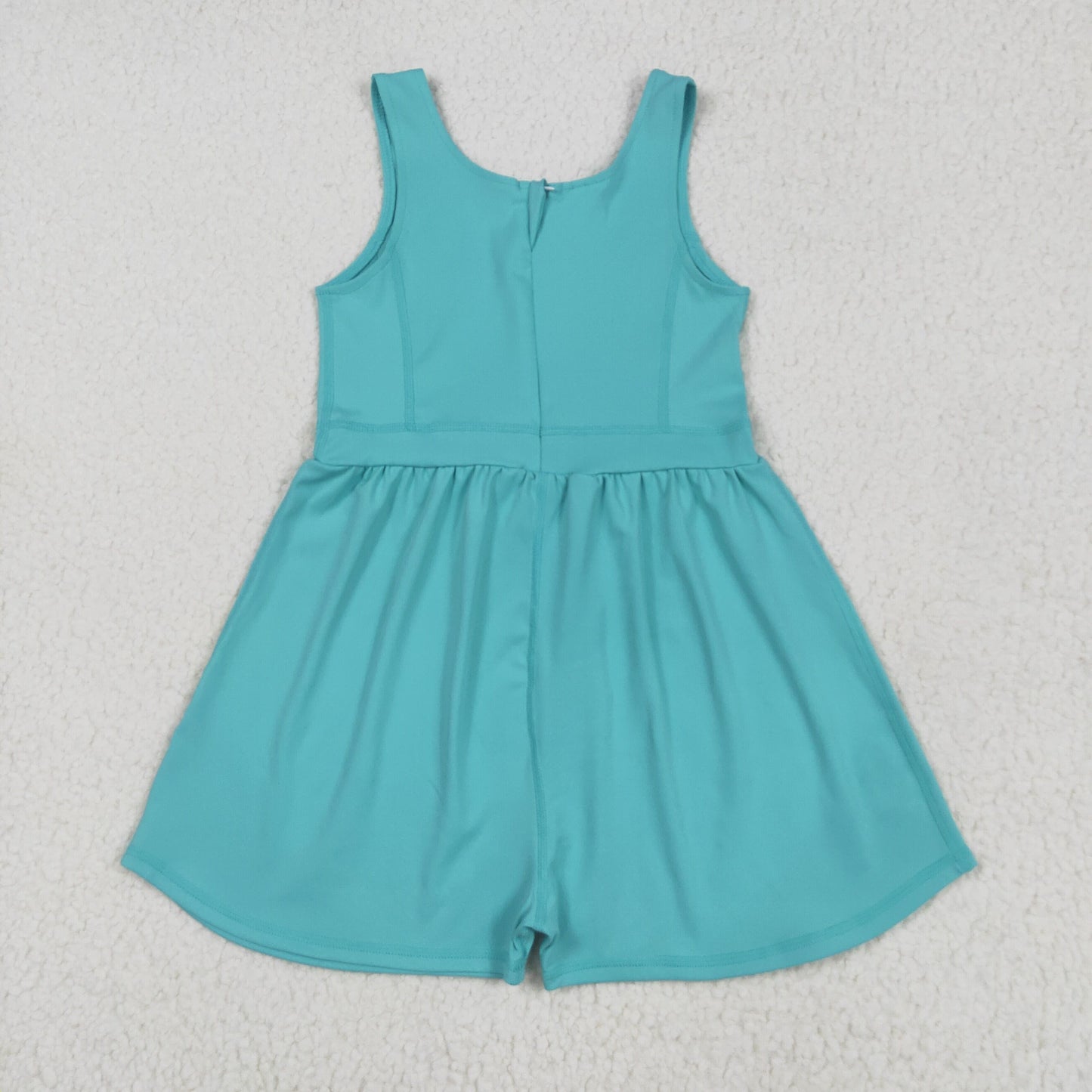 SR3023 Turquoise Color Girls Summer Yoga Jumpsuits
