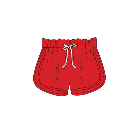 (Pre-order)SS0155 Red Kids Summer Shorts