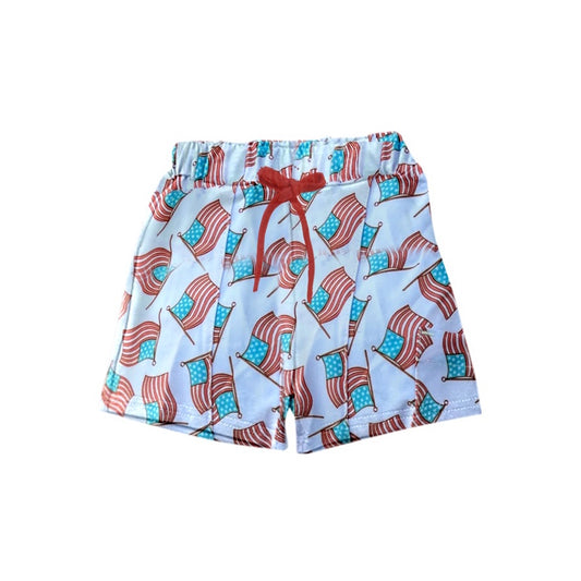 (Pre-order)SS0173 Sandbeach Print Kids Summer Shorts