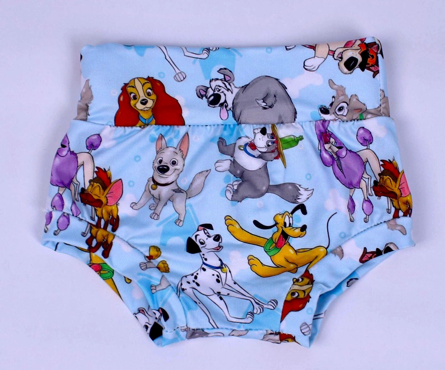 (Pre-order) SS0203 Cartoon Dog Print Baby Summer Bummie Shorts