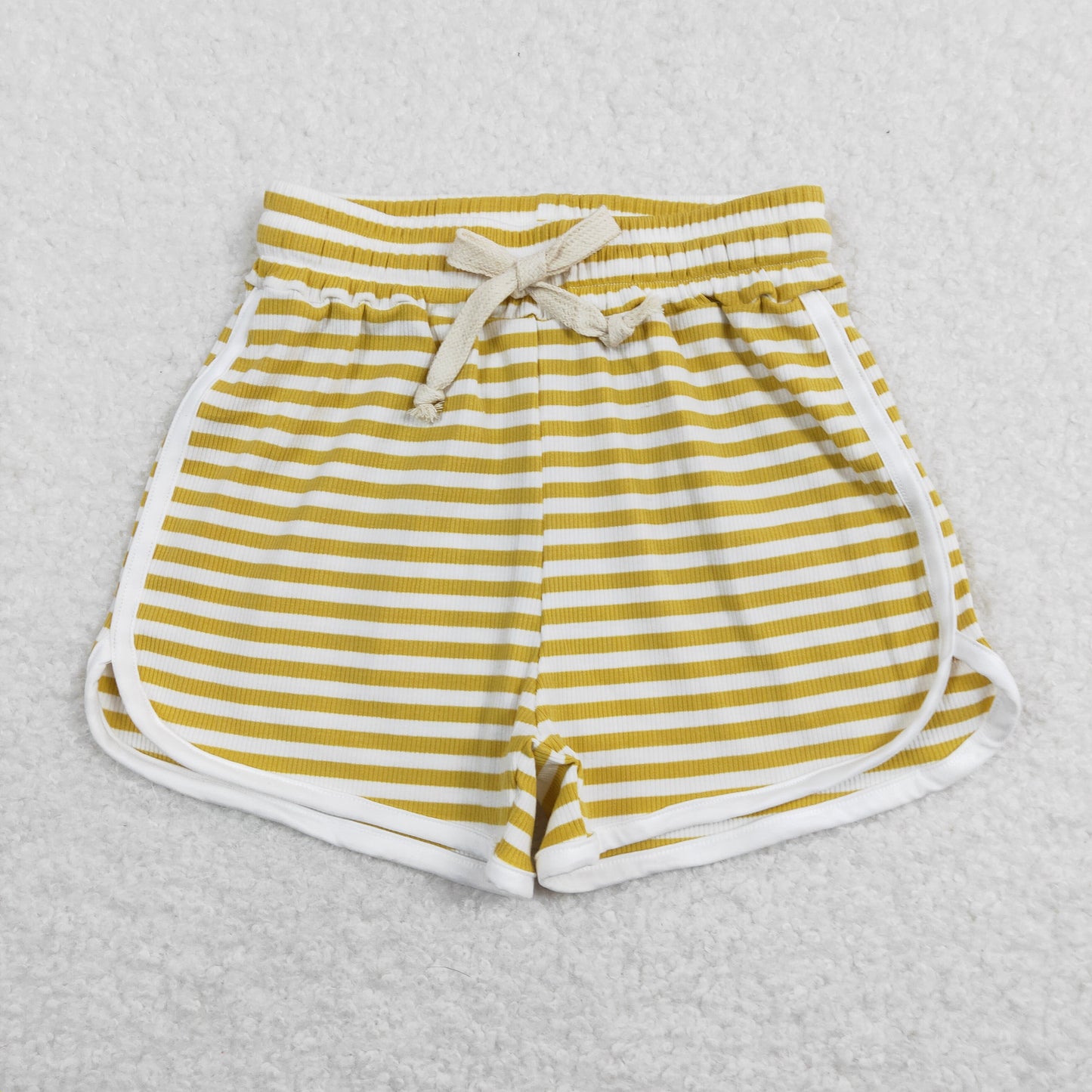 SS0210 Girls Yellow Summer Cotton Sport Shorts