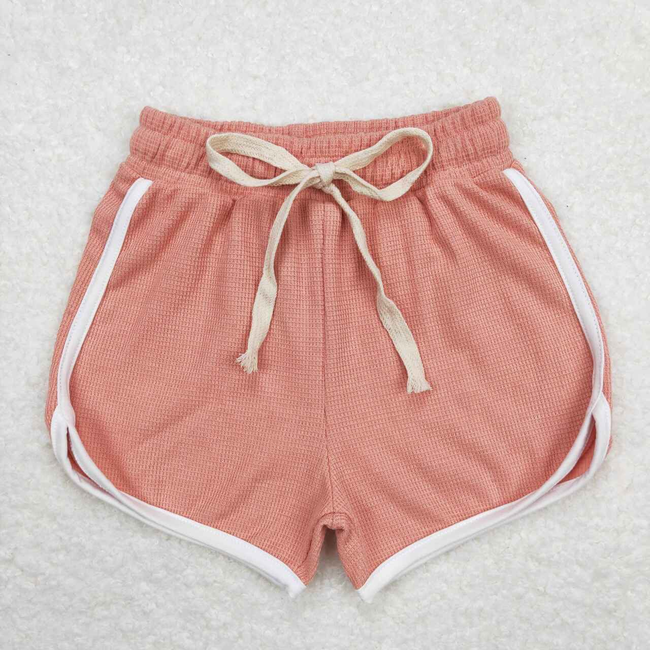 SS0290 Girls Dark Pink Summer Cotton Sport Shorts