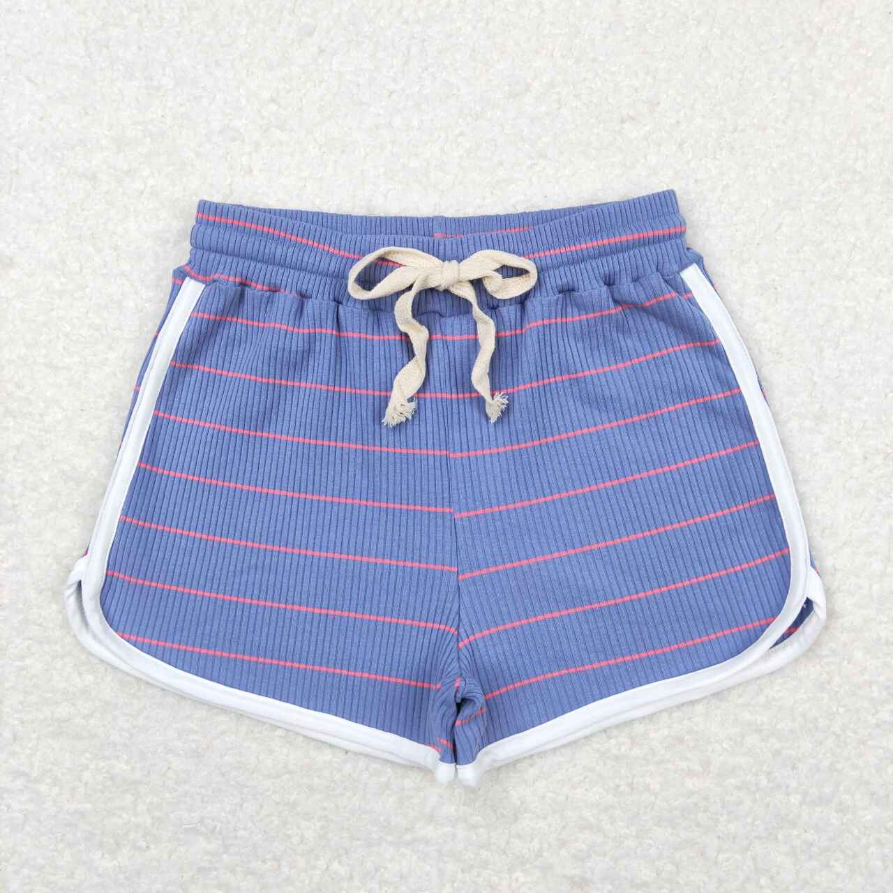 SS0344 Purple Pink Girls Summer Cotton Sport Shorts