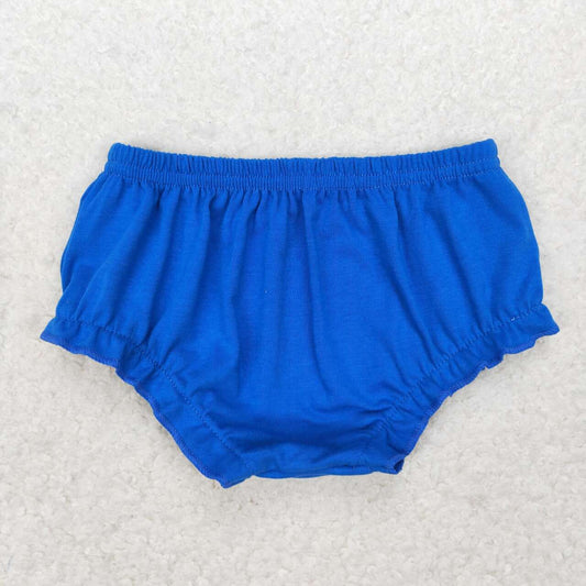 SS0348 Baby Girls Blue Bummie Shorts