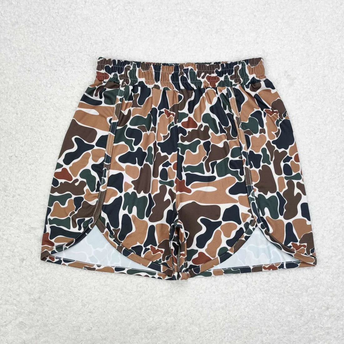 3 Colors Adult Camo Print Woman Summer Shorts