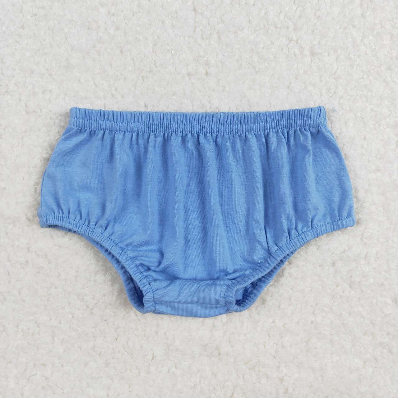 SS0358 Blue Color Baby Girls Summer Bummie Shorts