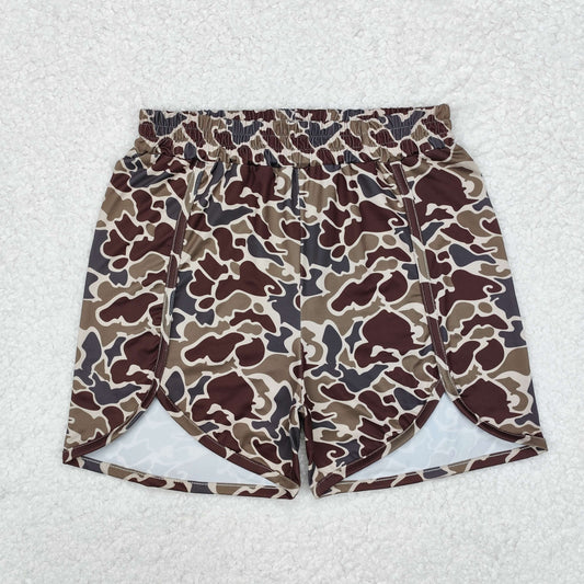 SS0367 Adult Camo Print Woman Summer Shorts