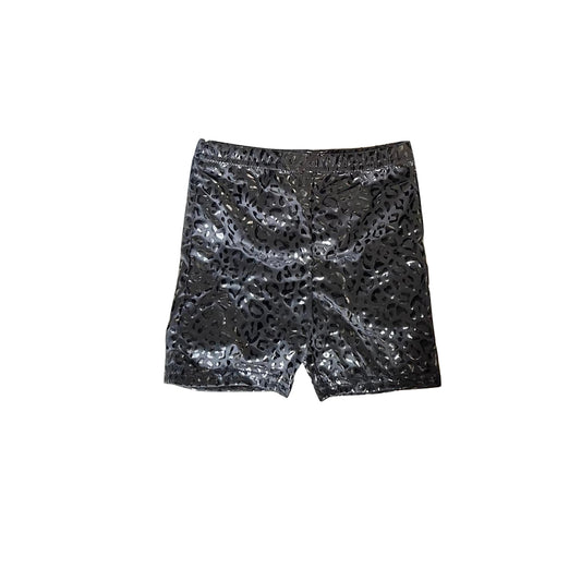 (Pre-order)SS0388 Adult Black Leopard Print Woman Summer Shorts
