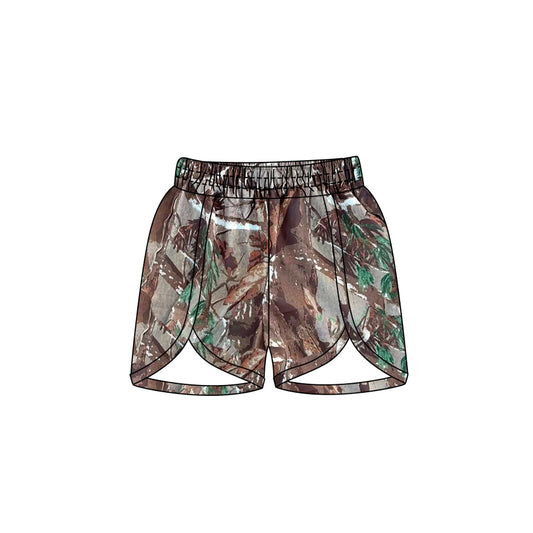 (Pre-order)SS0436  Branch Print Kids Summer Bottom Shorts