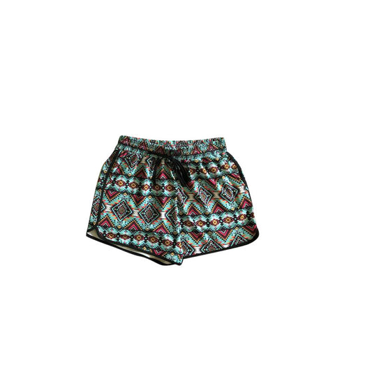 (Pre-order)SS0452 Adult Aztec Print Woman Summer Bottom Shorts