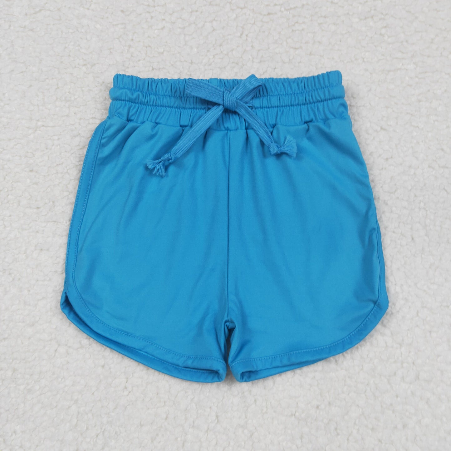 SS0504 Blue Color Girls Summer Bottom Yoga Shorts