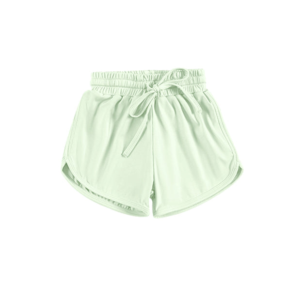 (Pre-order)SS0508 Mint Color Kids Summer Bottom Yoga Shorts