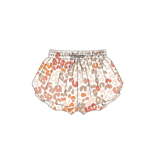 (Pre-order)SS0593 Pink Leopard Girls Summer Bottom Shorts