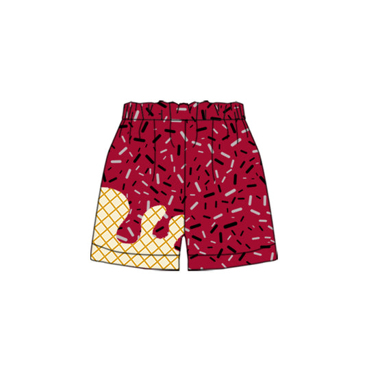 (Pre-order)SS0638 Wine Sprinkles Print Boys Summer Bottom Shorts