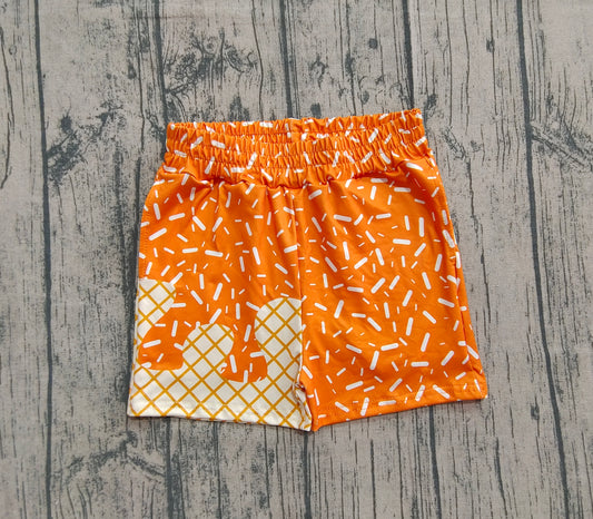 (Pre-order)SS0639 Orange Sprinkles Print Boys Summer Bottom Shorts