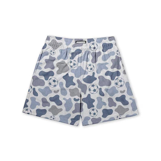 (Pre-order)SS0655 Baseball Grey Camo Print Boys Summer Bottom Shorts