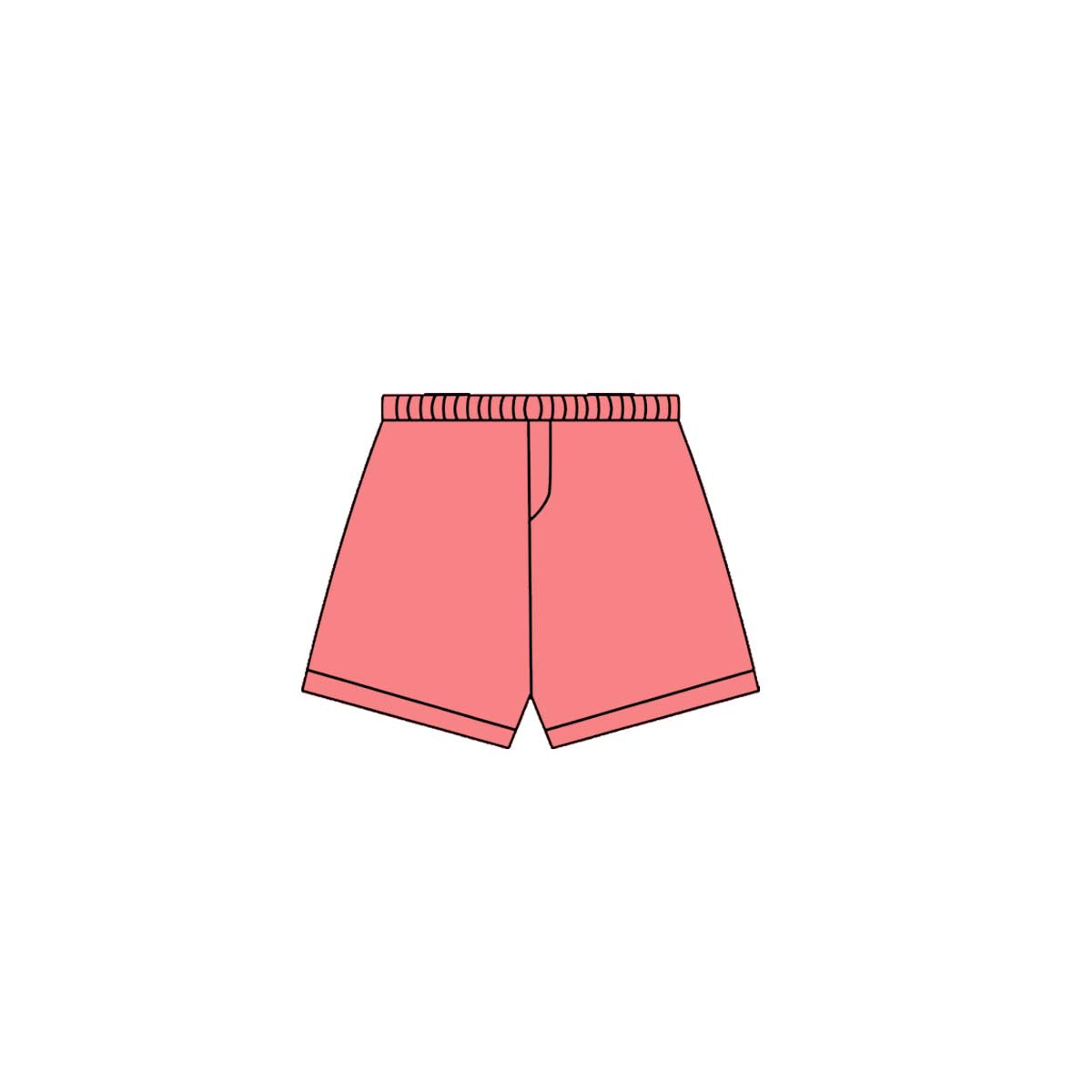 (Pre-order)SS0664 Pink Color Girls Sumer Bottom Yoga Shorts