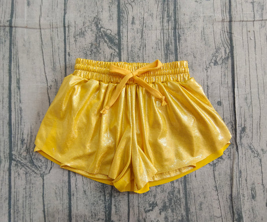 (Pre-order)SS0687 Gold Girls Mardi Gras Bottom Flutter Shorts
