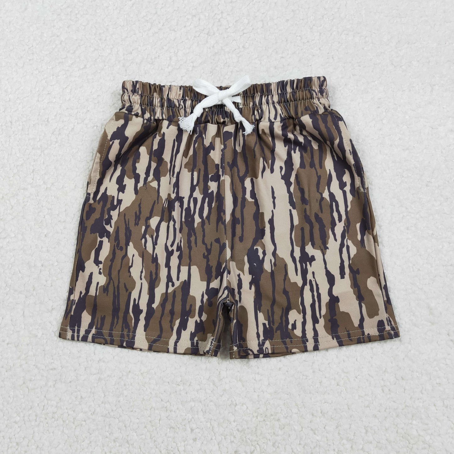 SS0731  Camo Print Boys Summer Bottom Shorts