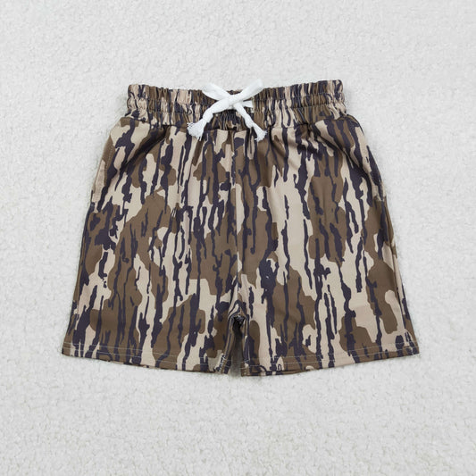 SS0731  Camo Print Boys Summer Bottom Shorts