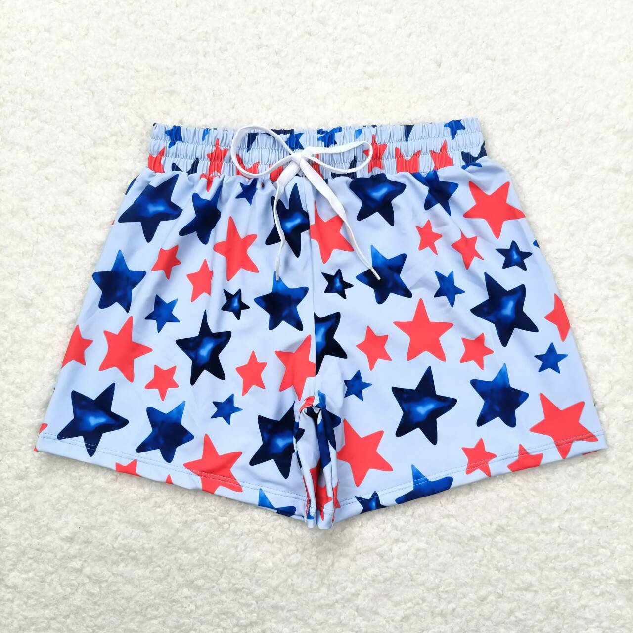 7 Design Stars Boys 4th of July Swim Trunks Brothers Wear