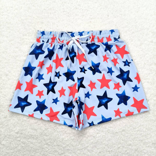 7 Design Stars Boys 4th of July Swim Trunks Brothers Wear