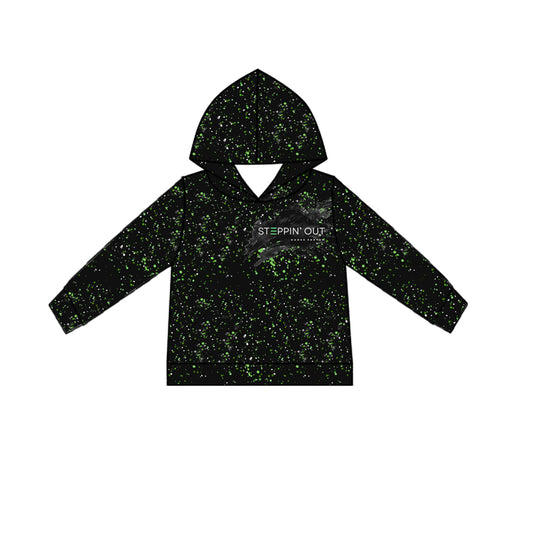 (Custom Design Preorder MOQ 5 Each Item)Team's Steppin' Out Dance Center Sprinkles Print Hoodie Top Mom and Me Matching Clothes