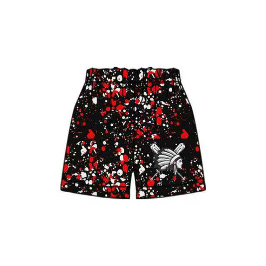 (Custom Design Preorder MOQ 5 Each Design) Team's Wapakoneta Baseball Sprinkles Print Summer Bottom Shorts Mom and Me Matching Clothes