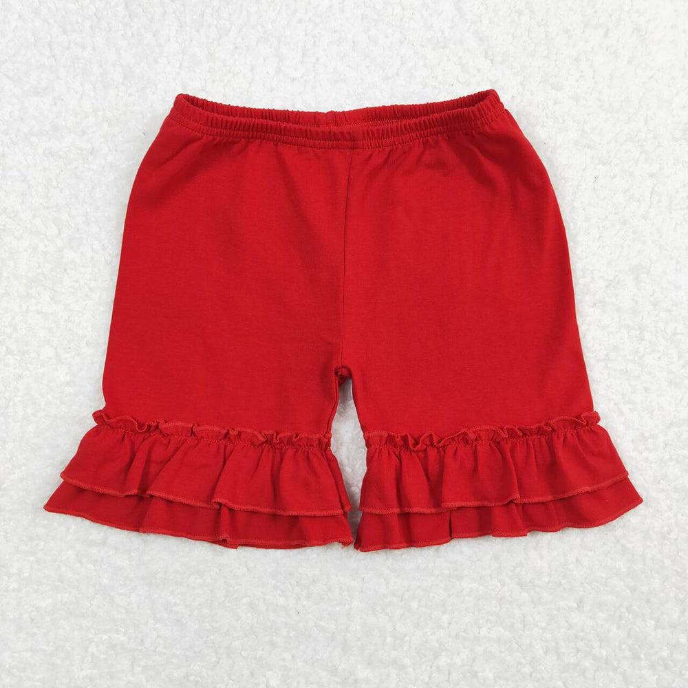 7 Colors Ruffles Girls Summer Shorts