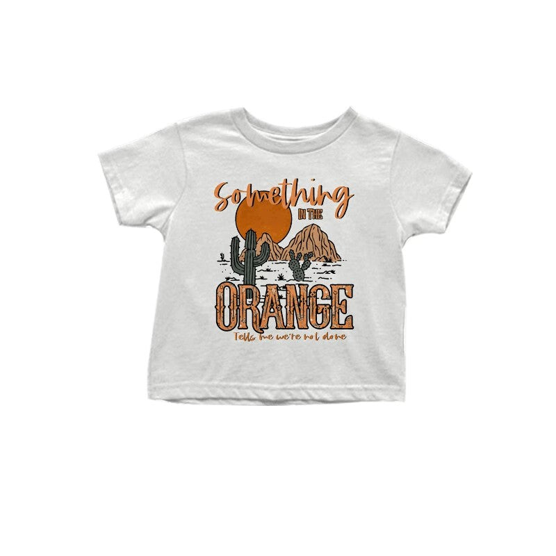 (Custom Design Preorder MOQ 5) Western Print Boys Summer Tee Shirts Top